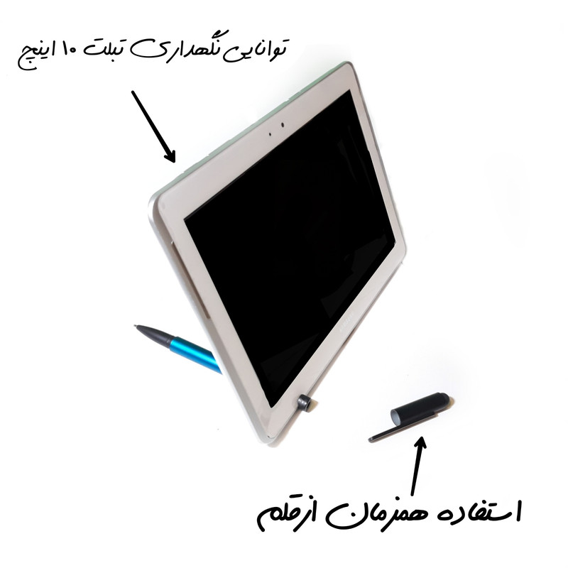 قلم لمسی و پایه نگهدارنده موبایل و تبلت مدل V2