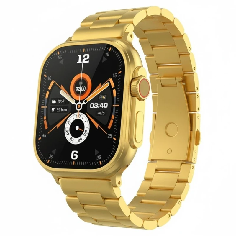 ساعت هوشمند 49 میلی‌متری مدل H14 ULTRA2 با بند فلزی و سیلیکونی