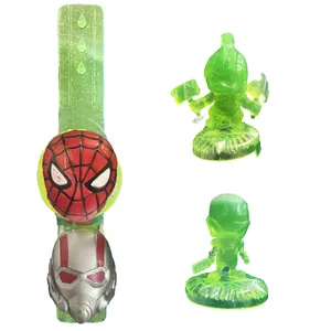 اسباب بازی ساعت مدل بچگانه طرح مرد آهنی و مرد مورچه ای مجموعه 4 عددی