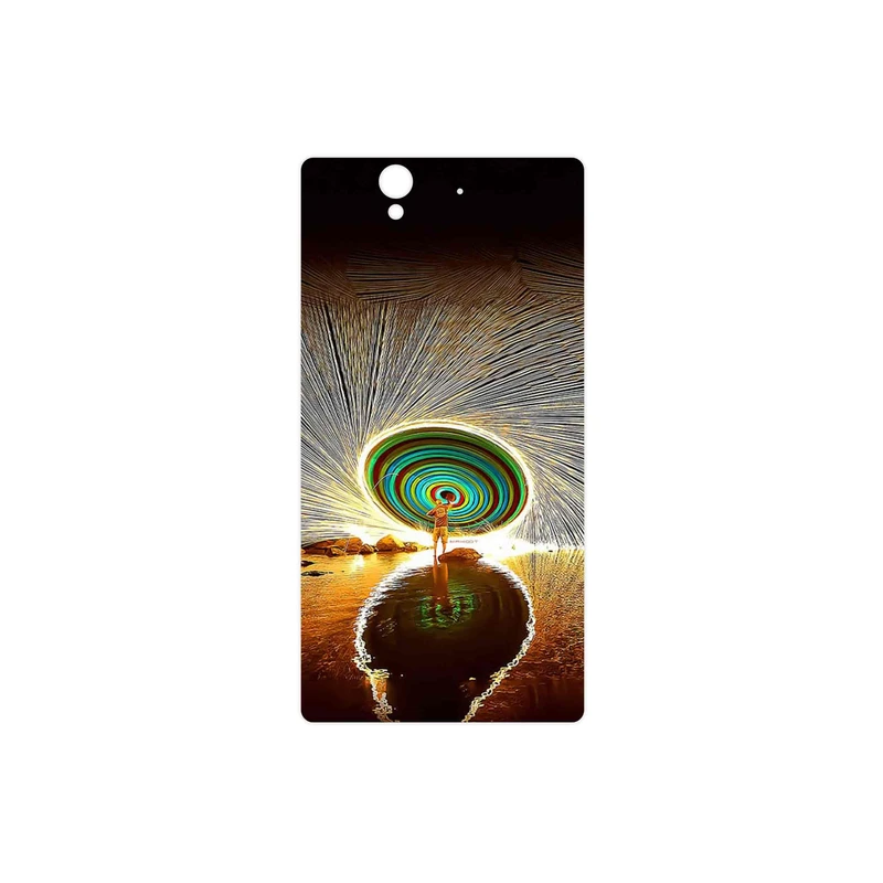 برچسب پوششی ماهوت مدل Night Light Fountain مناسب برای گوشی موبایل سونی Xperia X