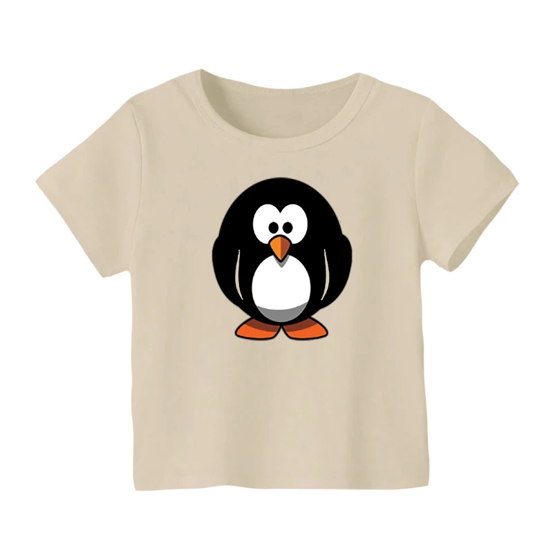 تی شرت آستین کوتاه بچگانه مدل پنگوئن کد ۷