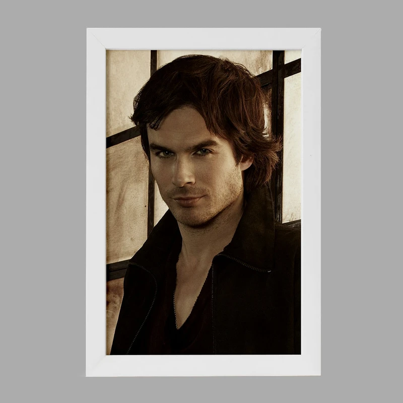 تابلو خندالو مدل دیمون سالواتوره خاطرات یک خون آشام  The Vampire Diaries  کد 23683