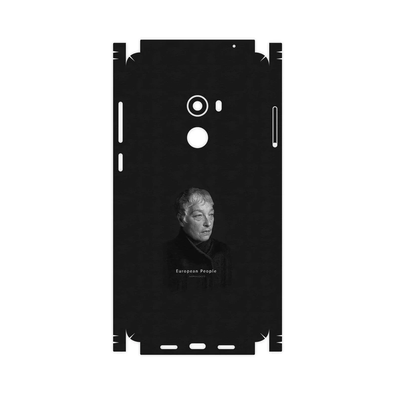 برچسب پوششی ماهوت مدل Portrait of a European Woman-FullSkin مناسب برای گوشی موبایل شیائومی Mi Mix 2