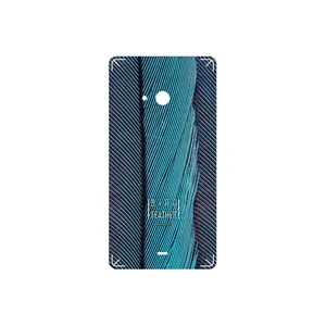 MAHOOT Turquoise feathers Cover Sticker for Microsoft Lumia 540