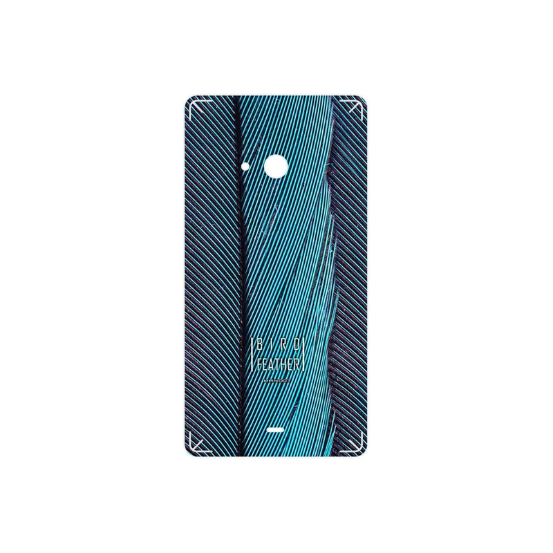 برچسب پوششی ماهوت مدل Turquoise feathers مناسب برای گوشی موبایل مایکروسافت Lumia 540