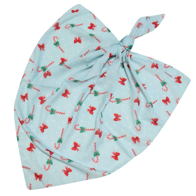 دستمال سر و گردن زنانه آنالیا مدل مینی اسکارف طرح پاپیون کد 10005