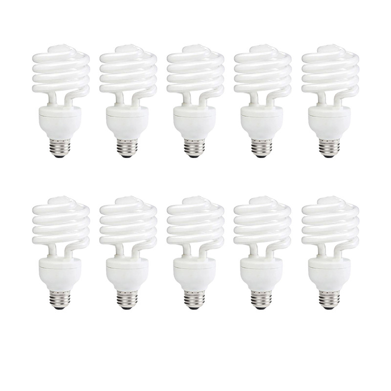 لامپ کم مصرف 23 وات رنگین لایت مدل پیچ پایه E27 بسته 10 عددی