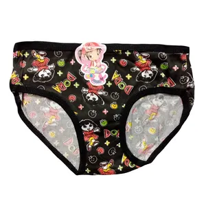 شورت دخترانه مدل عروسک دورا رنگ مشکی