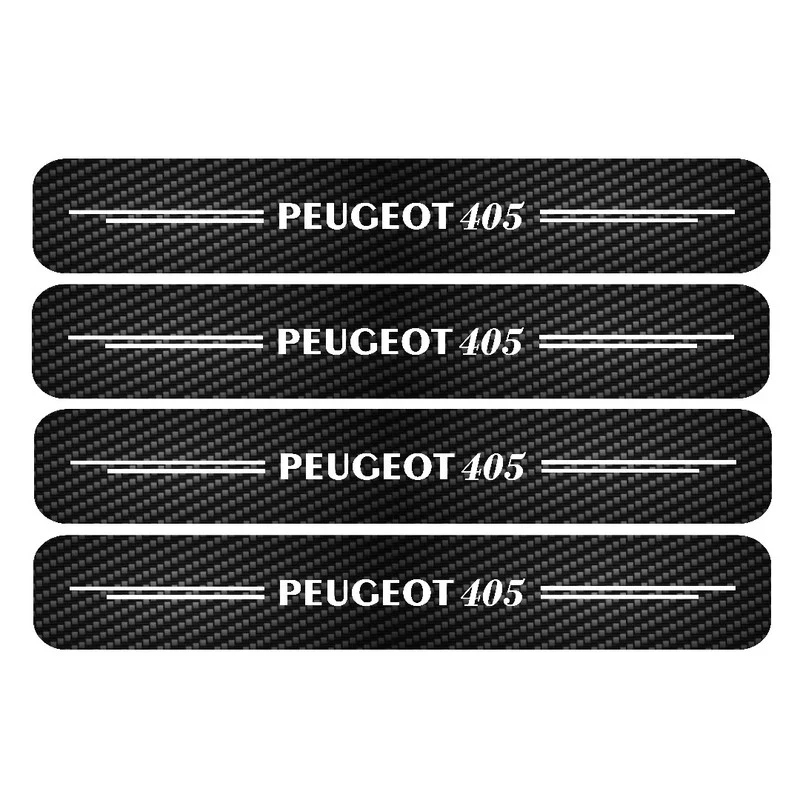 برچسب پارکابی خودرو رادیانس مدل کربن کد J43 مناسب برای پژو 405 بسته 4 عددی