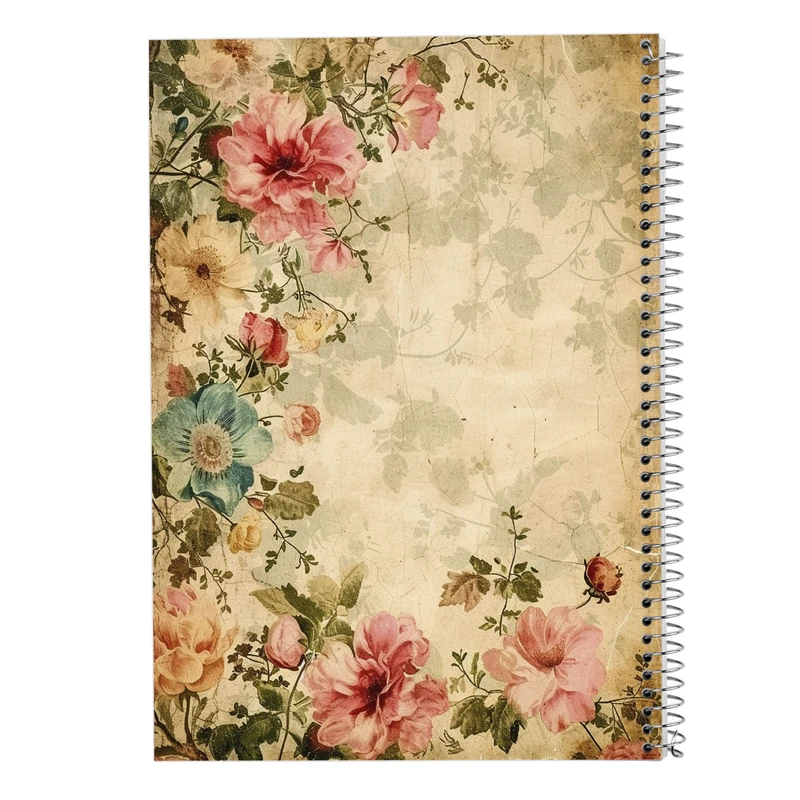 دفتر مشق 50 برگ مدوپد مدل گل کد DF13312