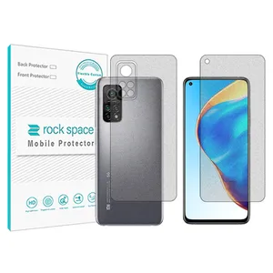 Matte Rockspace HyMTT screen protector suitable for the Xiaomi Redmi k30s mobile phone along with the back of the phone