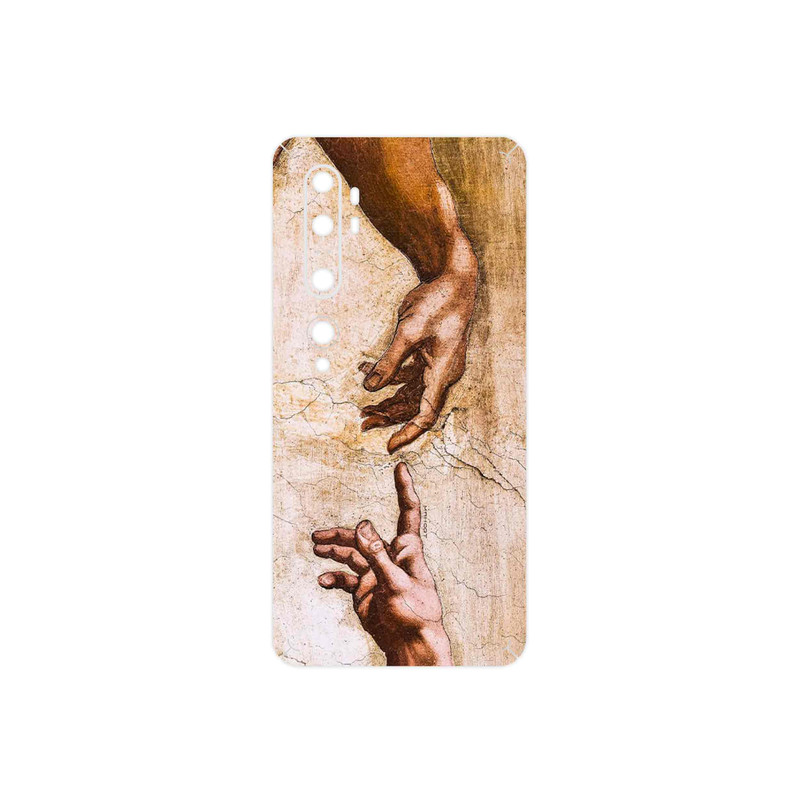 برچسب پوششی ماهوت مدل The Creation of Adam of MichelAnge مناسب برای گوشی موبایل شیائومی Mi Note 10