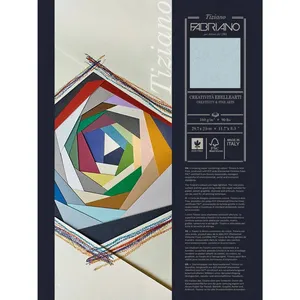 مقوا پاستل فابریانو مدل تیزیانو 160gsm کد 15 سایز 33 × 25 سانتی متر بسته 5 عددی