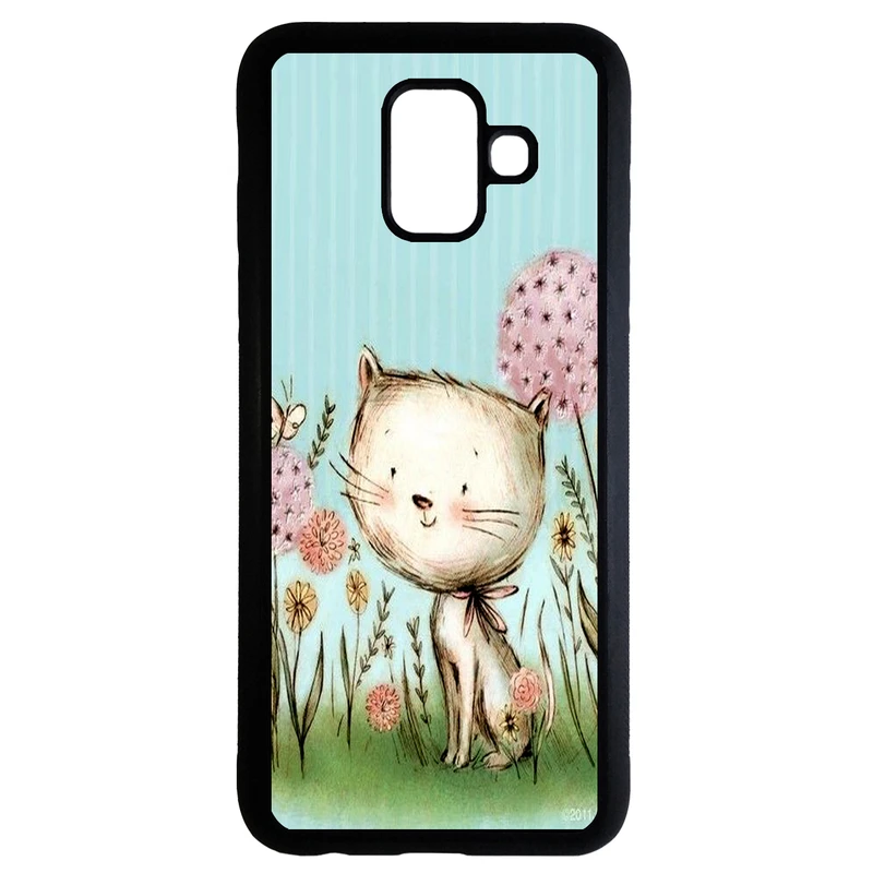 کاور طرح گربه کد 1105408684 مناسب برای گوشی موبایل سامسونگ galaxy j6 2018