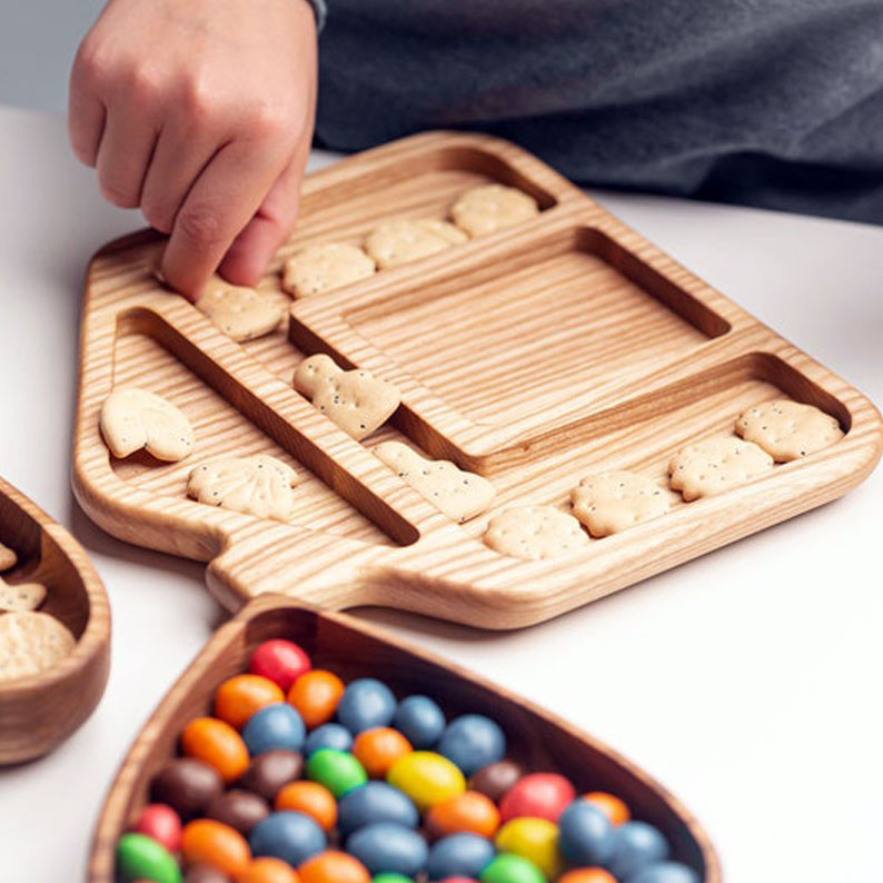 بشقاب غذای کودک مدل هوم