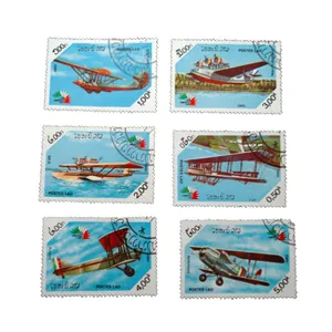 تمبر یادگاری مدل هواپيما كد bc-2148 مجموعه 6 عددي