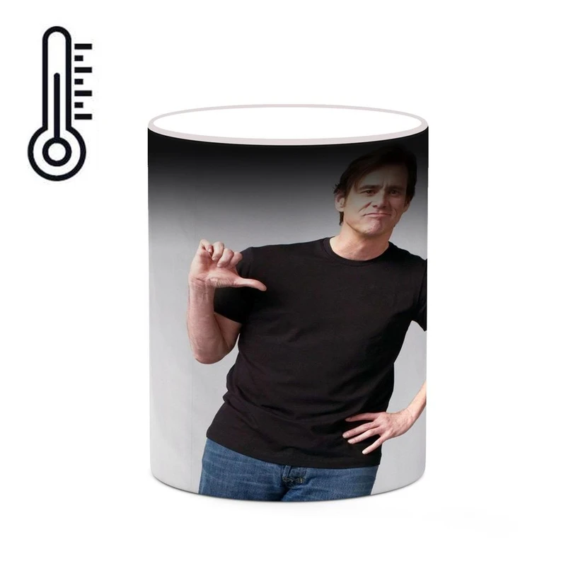 ماگ حرارتی کاکتی طرح جیم کری Jim Carrey مدل mgh26418
