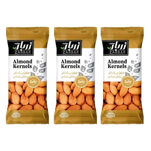 بادام درختی نمکی زربار طلایی- 35 گرم بسته 3 عددی