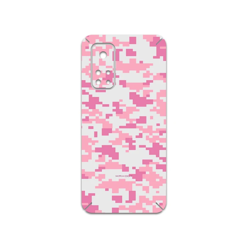 برچسب پوششی ماهوت مدل Army-Pink-pixel مناسب برای گوشی موبایل شیائومی Mi 10T 5G