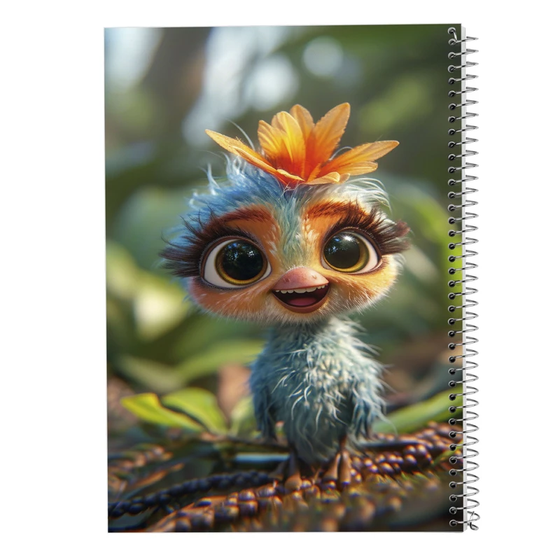 دفتر نت موسیقی 50 برگ مدوپد مدل جوجه کد DF14696