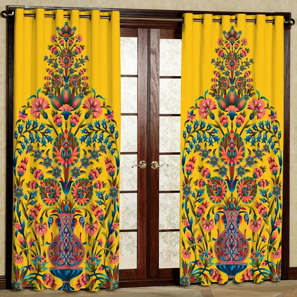 پرده مدل چاپی هازان پانچی کد 248 سایز 200x140 سانتی متر