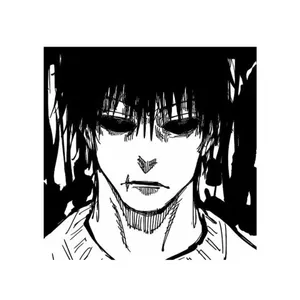استیکر لپ تاپ و موبایل مدل انیمه طرح جوجوتسو کایسن توجی فوشیگورو Jujutsu Kaisen Toji Fushiguro کد 432