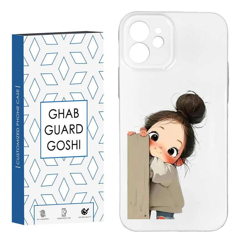کاور قاب گارد گوشی طرح فانتزی دختر ملوس کد HARD-09   مناسب برای گوشی موبایل اپل IPHONE 12