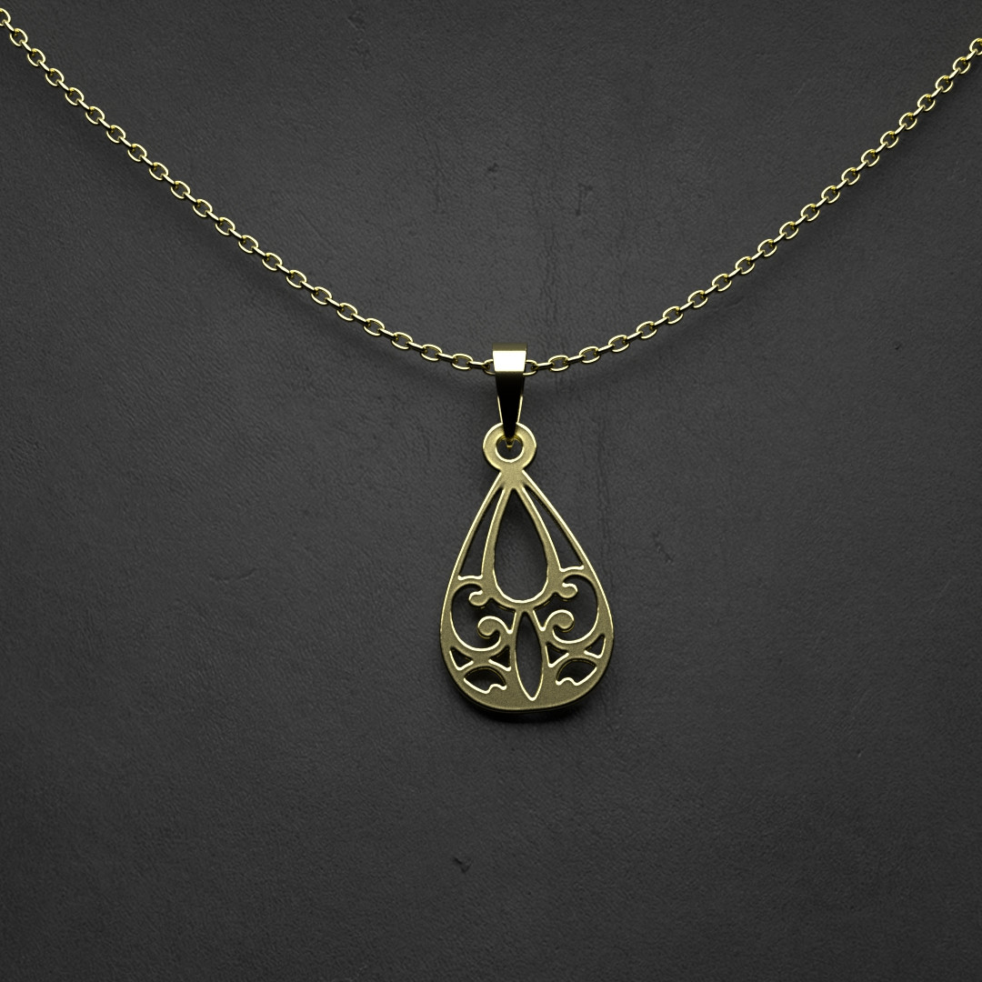 گردنبند طلا 18 عیار زنانه مدوپد مدل هندسی کد TT2-1-1200 گردنبند طلا 18 عیار زنانه مدوپد مدل هندسی کد TT2-1-1200