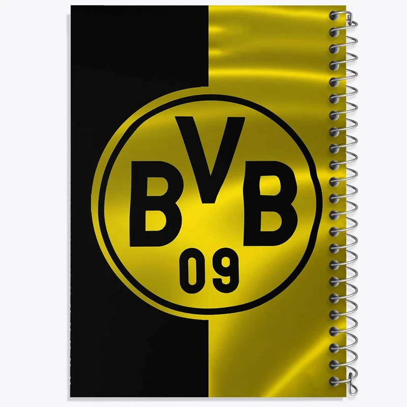 دفتر ژورنال نویسی 50 برگ خندالو مدل نقطه ای طرح باشگاه دورتموند کد 27444