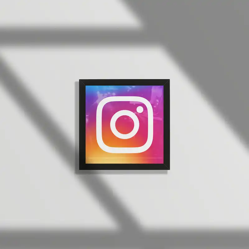 تابلو طرح اینستاگرام مدل Jm321