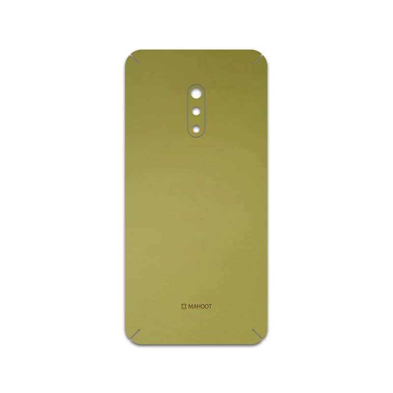 برچسب پوششی ماهوت مدل Matte-Gold مناسب برای گوشی موبایل اپو Realme X