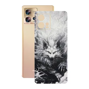Remax cover sticker Leth model wolf design suitable for Motorola Edge 30 Fusion mobile phone