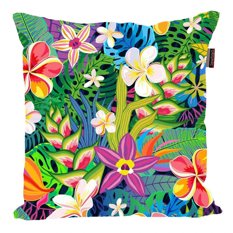 کوسن ناریکو طرح برگ و گل و گیاه کد 03092