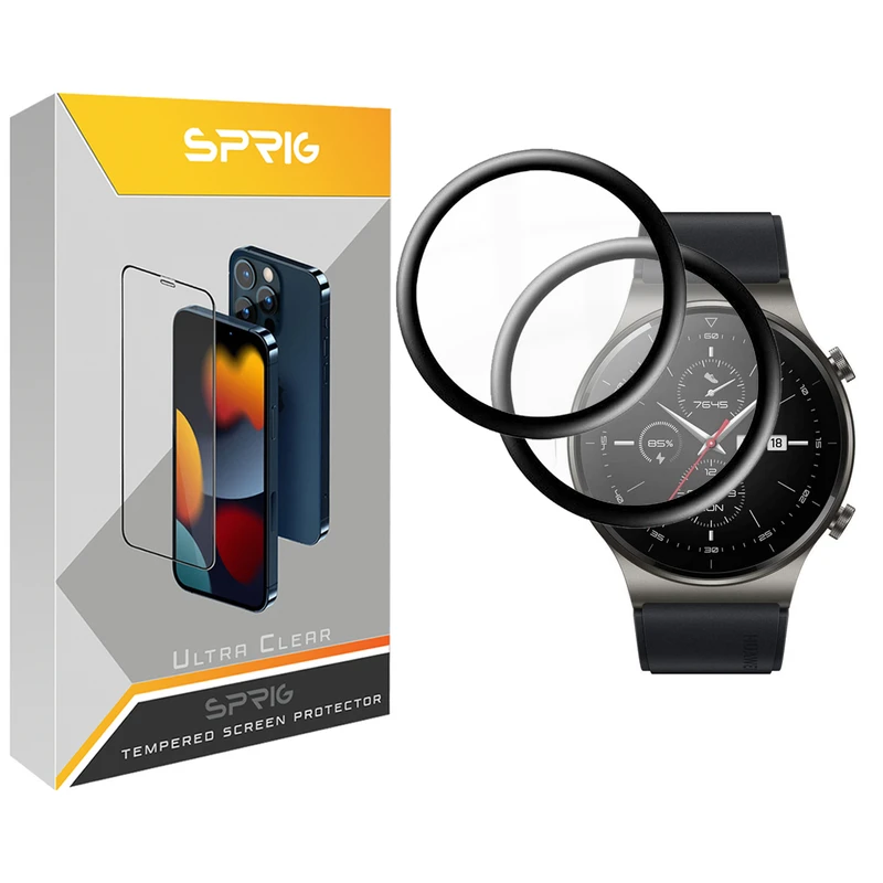 محافظ صفحه نمایش نانو اسپریگ مدل SPG مناسب برای ساعت هوشمند هوآوی GT 2 Pro بسته دو عددی