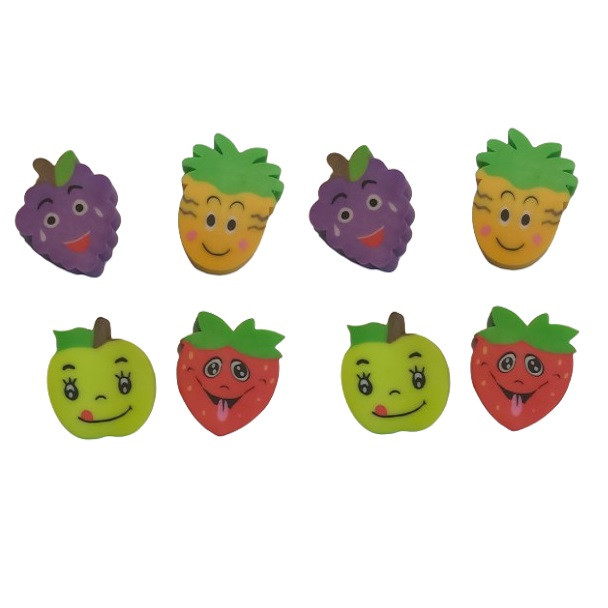 پاک کن مدل میوه ها بسته 8 عددی