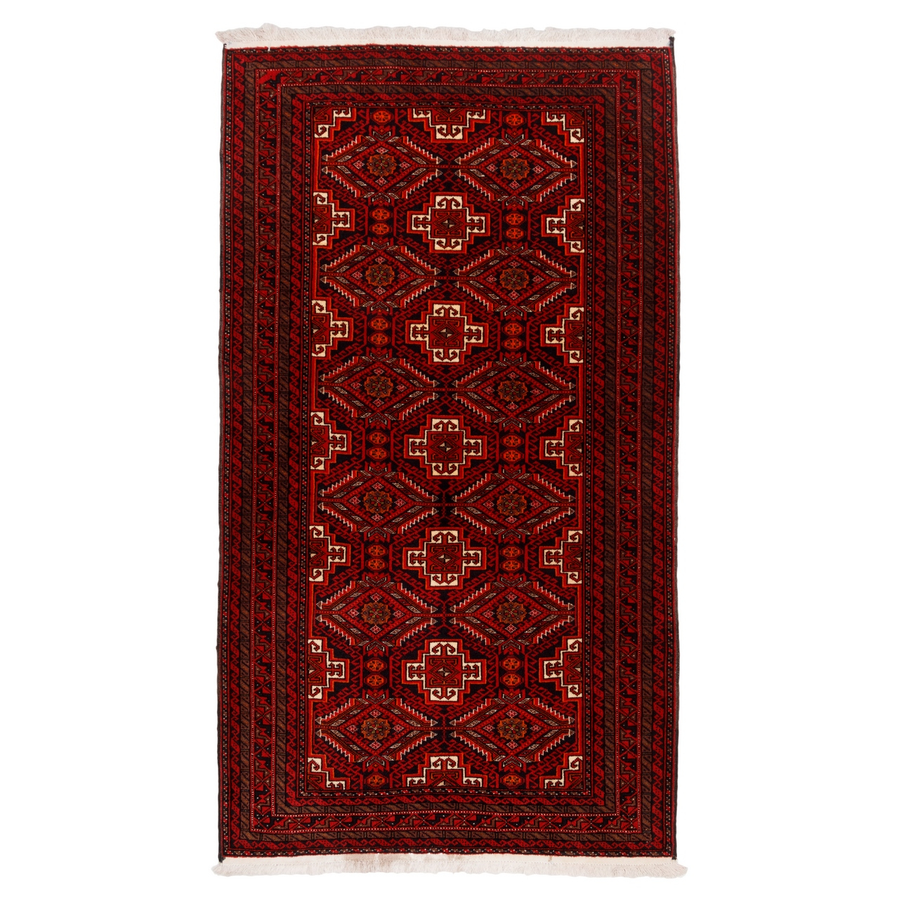 فرش قدیمی دستباف ذرع و نیم سی پرشیا کد 188058