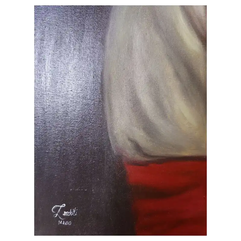 تابلو نقاشی رنگ روغن مدل دوبرمن کد 1402