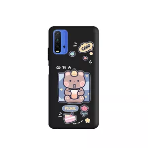 کاور طرح خرس شکمو کد m3170 مناسب برای گوشی موبایل شیائومی Redmi 9T