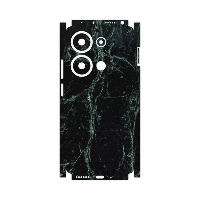 برچسب پوششی ماهوت مدل Graphite_Green_Marble-FullSkin مناسب برای گوشی موبایل شیائومی Redmi Note 13 Pro 4G