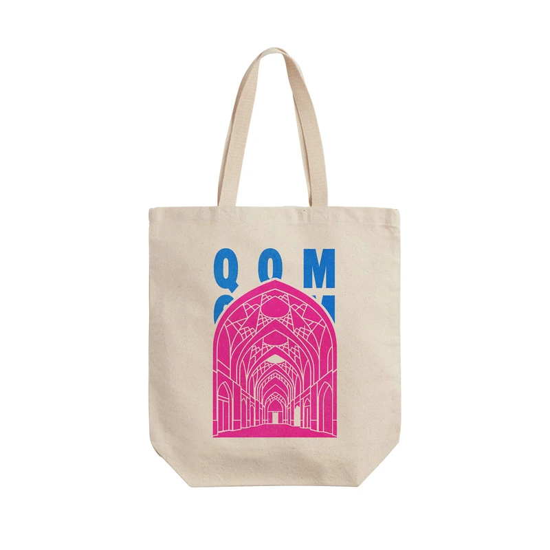 ساک خرید ترمه طراحان ایده مدل نماد بازار تاریخی قم کد map0108 - L