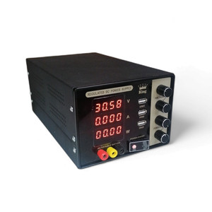 منبع تغذیه الکتریکی 30 ولت 10 آمپر مدل ATM-3010