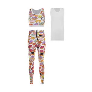 ست سه تکه لباس ورزشی زنانه مدل استایل کد Mhr-21