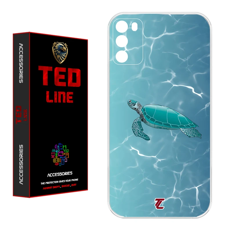 کاور تد لاین طرح لاک پشت کد 1100 مناسب برای گوشی موبایل شیائومی Poco M3