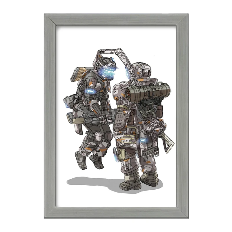 تابلو خندالو طرح بازی تایتان فال (Titanfall) کد 32594