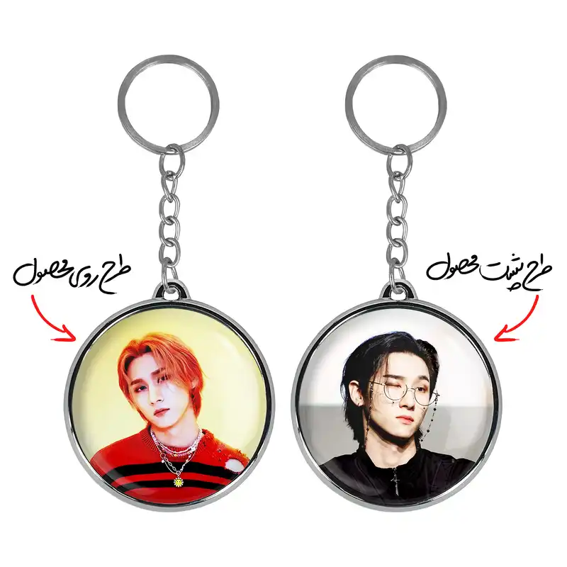 جاکلیدی خندالو طرح آی ام گروه مانستا اکس MONSTA X مدل دوطرفه کد 2111921114