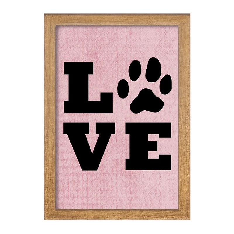 تابلو خندالو مدل حمایت از حیوانات کد 27368