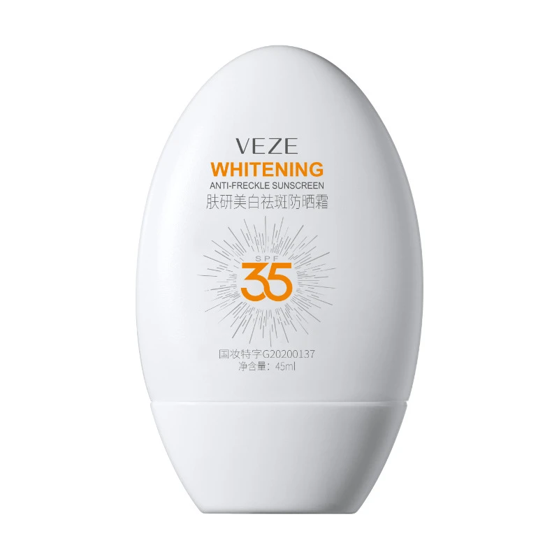 کرم ضد آفتاب بی‌رنگ وزه SPF 35 مدل M3535 محافظ UVA ،UVB و PA+++، ضد حساسیت، ضد چروک و ضد پیری، مناسب برای انواع پوست‌ حجم 45 میلی لیتر