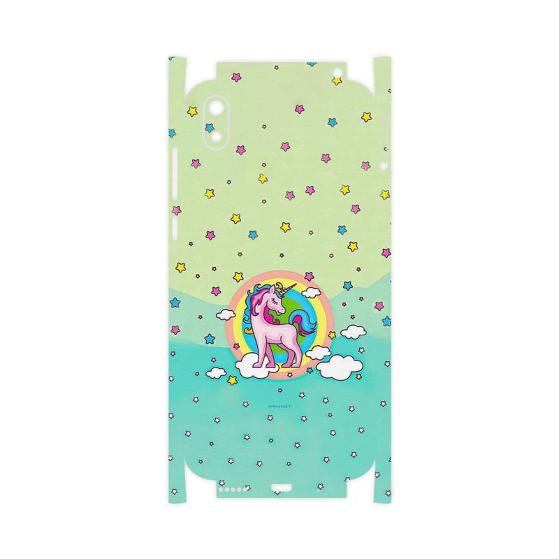 برچسب پوششی ماهوت مدل Rainbow unicorn adventure-FullSkin مناسب برای گوشی موبایل هوآوی Y5 2019