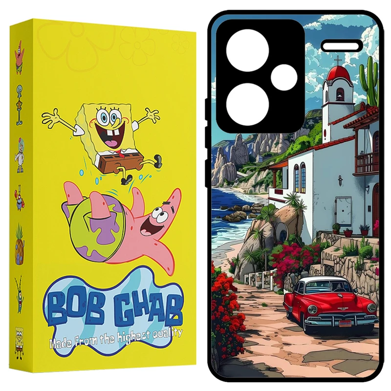 کاور باب قاب طرح ماشین مدل BCPN13PL مناسب برای گوشی موبایل شیائومی Redmi Note 13 Pro Plus