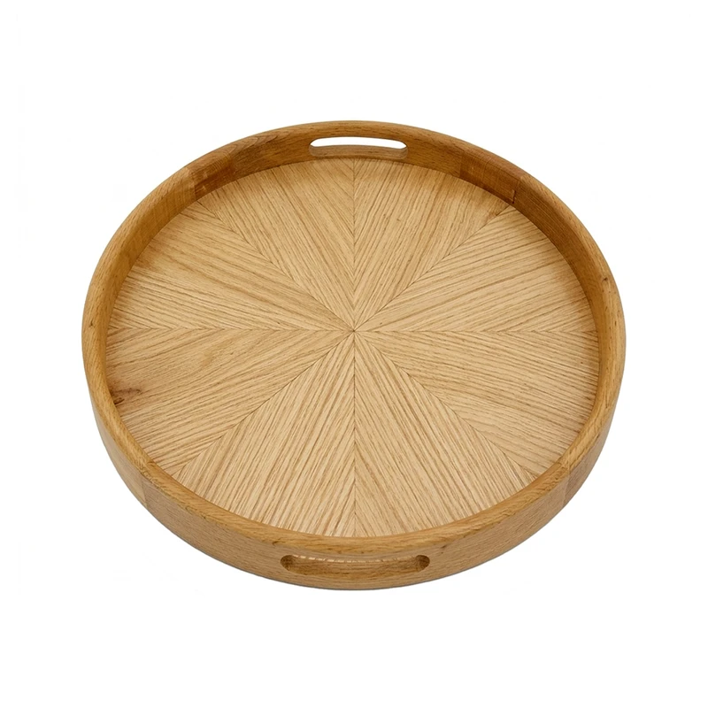 سینی دسته دار سوما مدل so-2565 چوبی سایز 35*35 سانتی متر